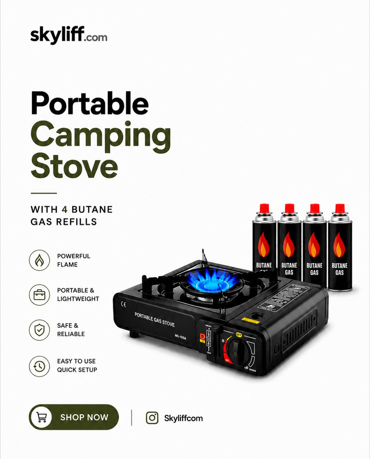 butane camping stove